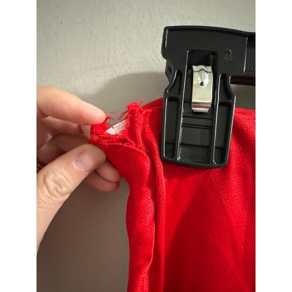 Anthropologie The Tilda Maxi Slip‎ Skirt in Red size XXS - Picture 5 of 8